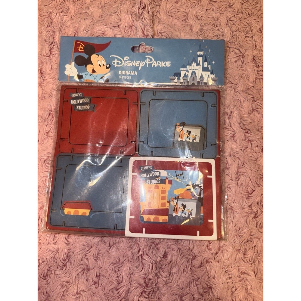 Disney Parks Hollywood Studios Diorama 3D 14 Pcs WDW Tower Terror Attraction